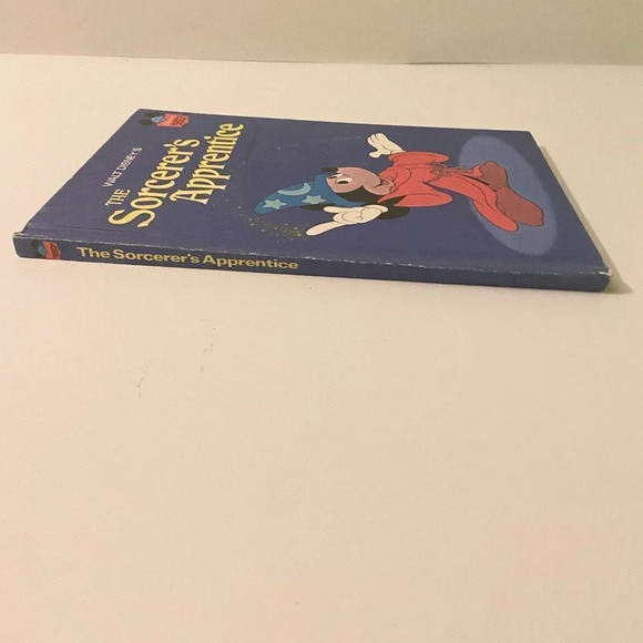 Vintage 1973 The Sorcerers Apprentice Disney World of  Reading Book HC - Picture 4 of 16